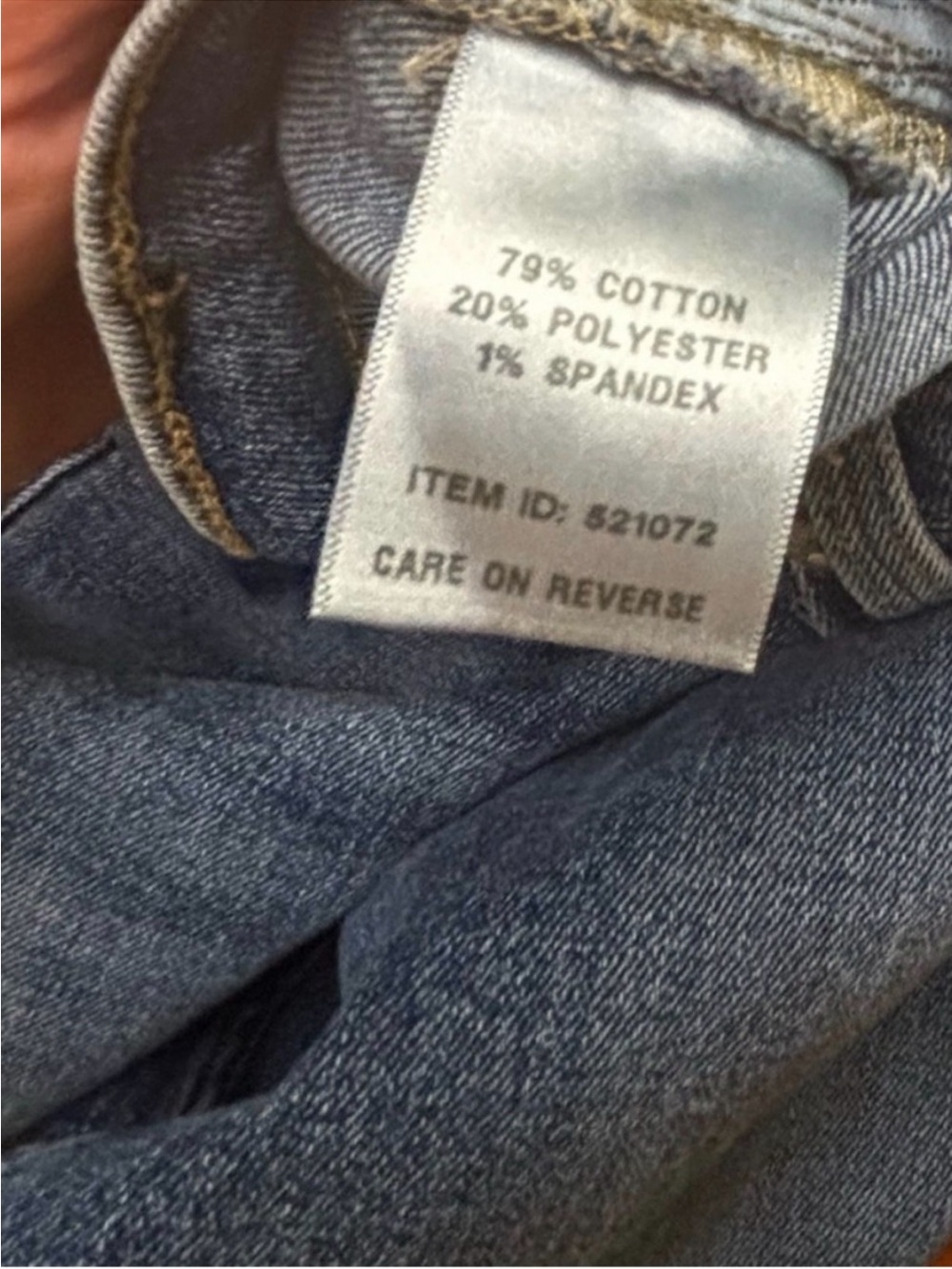 L.L. Bean Like New Straight Leg Jeans Blue 14P Petite - Picture 4 of 4